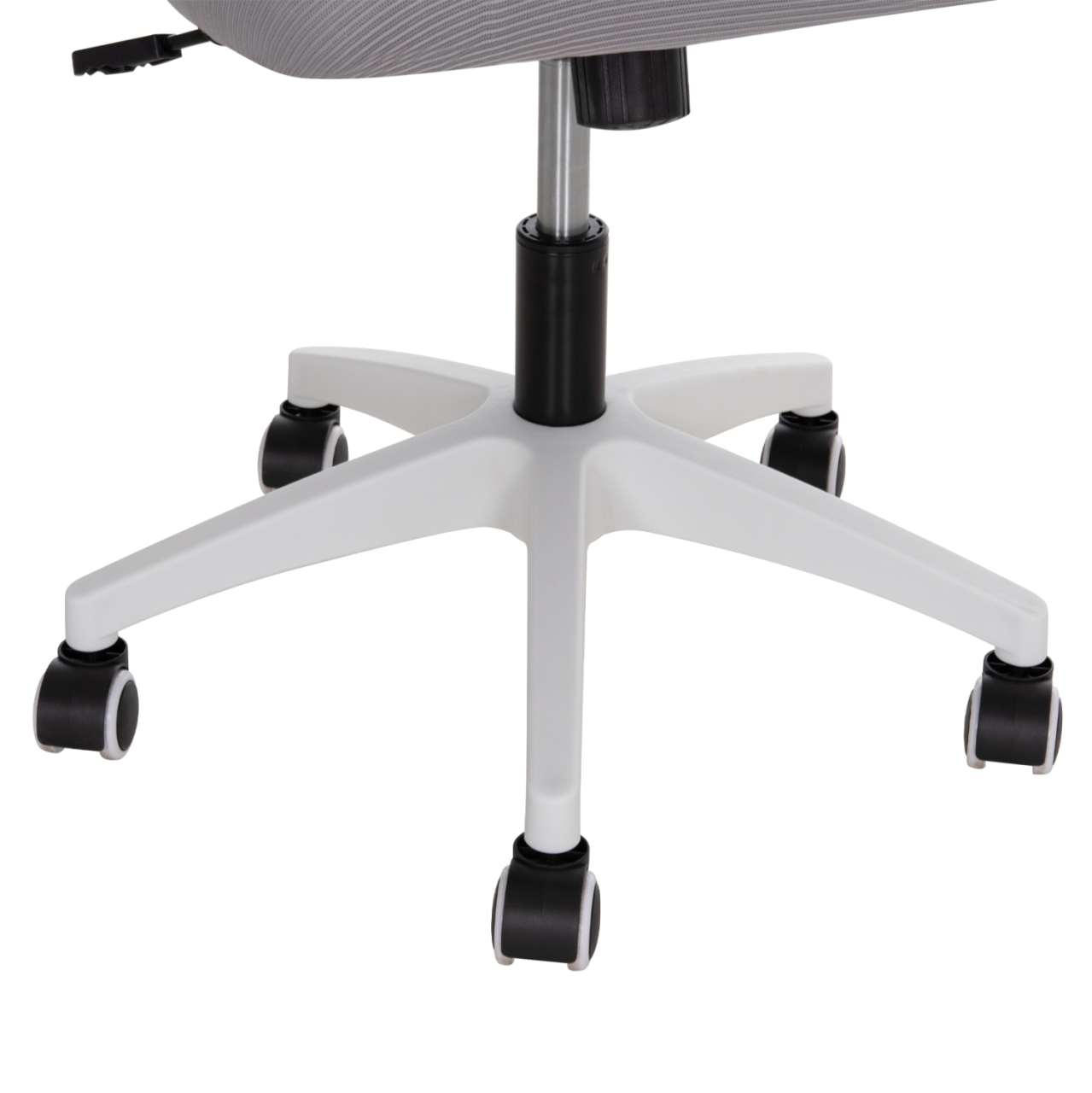 OFFICE CHAIR BLAZER HM1205.02 GREY MESH FABRIC--WHITE ARMS 60x58x110-130Hcm. [10]