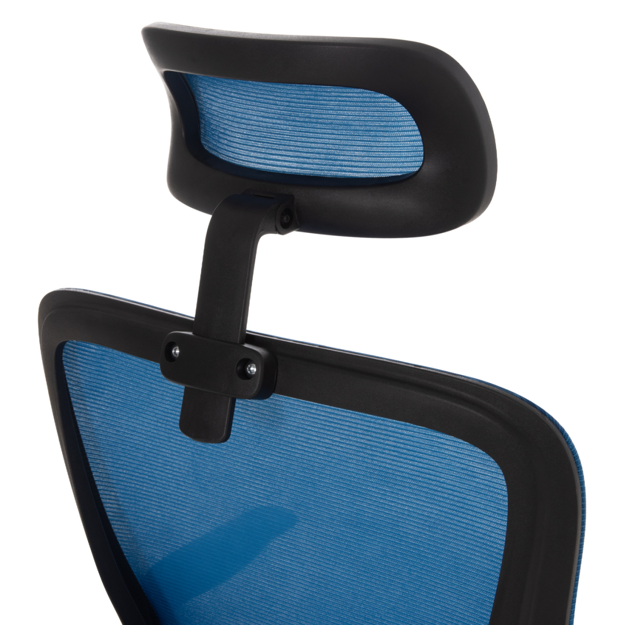 OFFICE CHAIR BLAZER HM1205.03 BLUE MESH FABRIC--BLACK ARMS 60x58x110-130Hcm. [9]