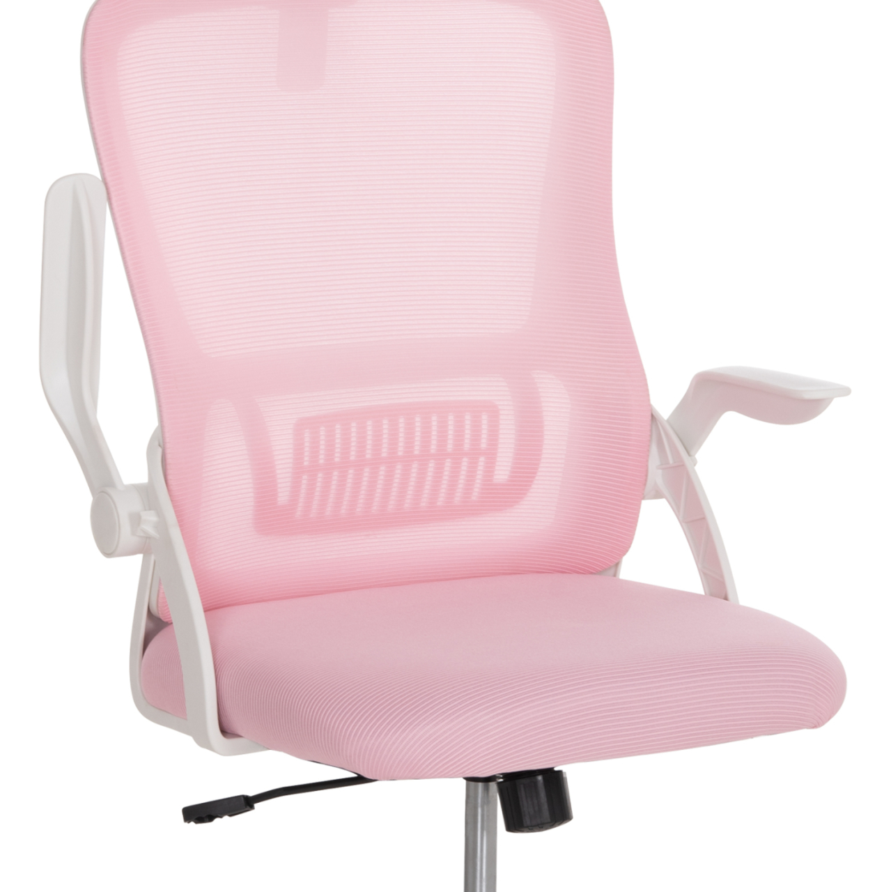 OFFICE CHAIR BLAZER HM1205.04 PINK MESH FABRIC--WHITE ARMS 60x58x110-130Hcm. [8]