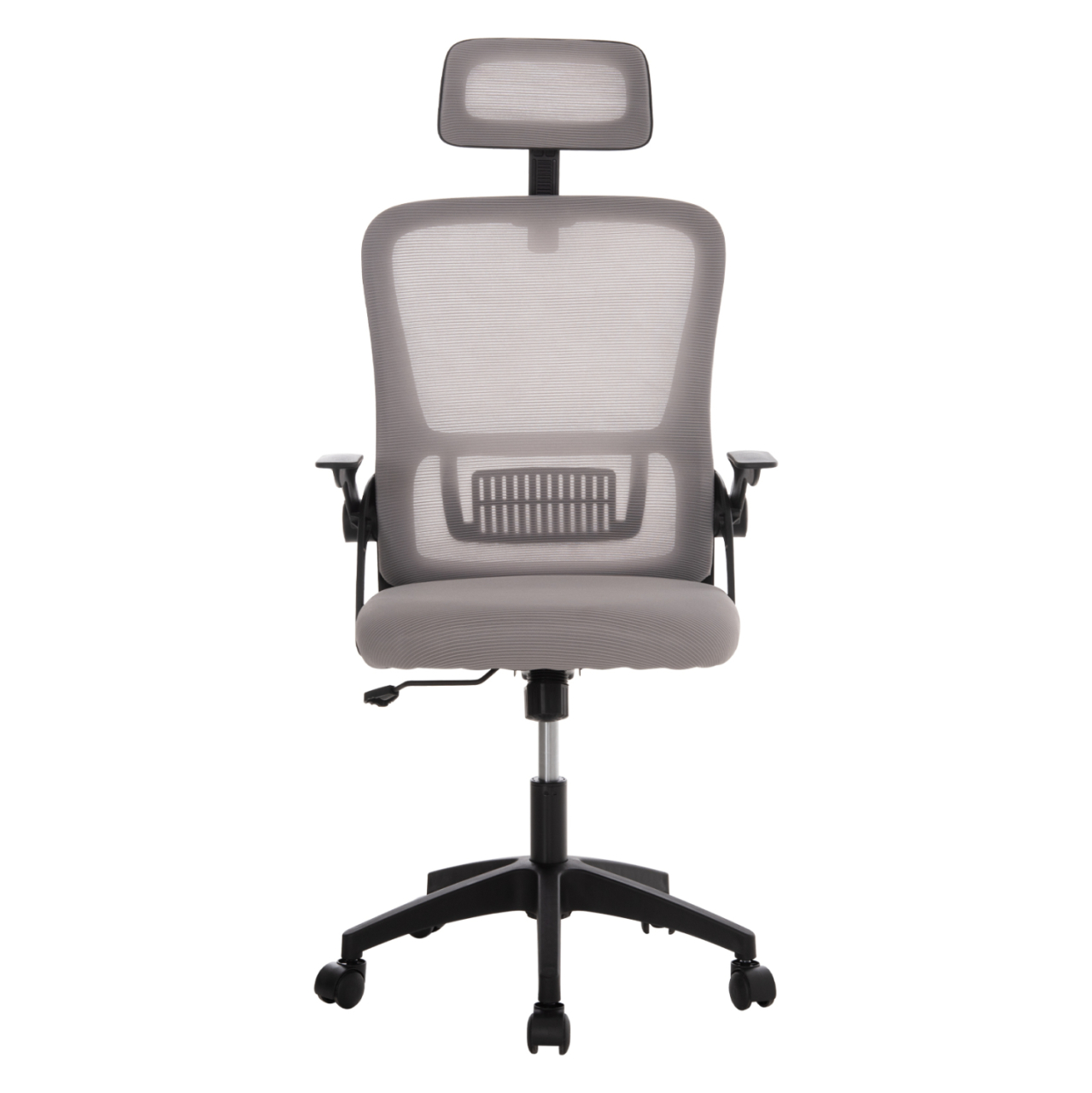 OFFICE CHAIR BLAZER HM1205.05 GREY MESH FABRIC--BLACK FRAME 60x58x110-130Hcm. [3]