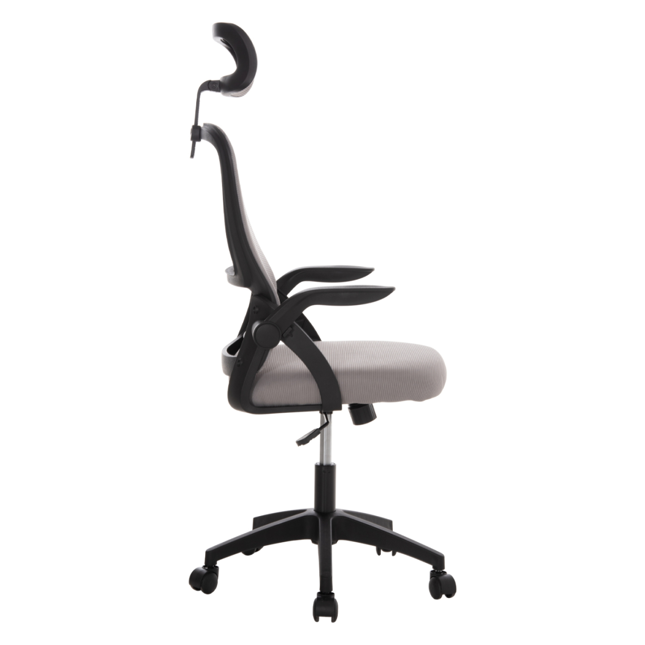 OFFICE CHAIR BLAZER HM1205.05 GREY MESH FABRIC--BLACK FRAME 60x58x110-130Hcm. [4]