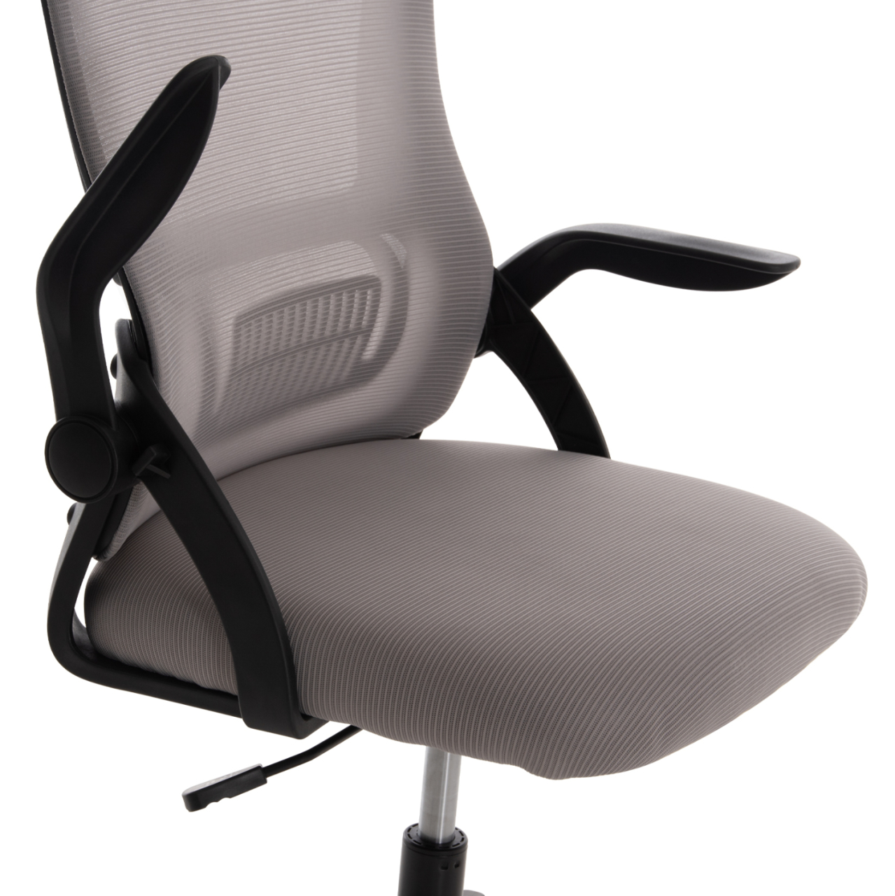 OFFICE CHAIR BLAZER HM1205.05 GREY MESH FABRIC--BLACK FRAME 60x58x110-130Hcm. [8]