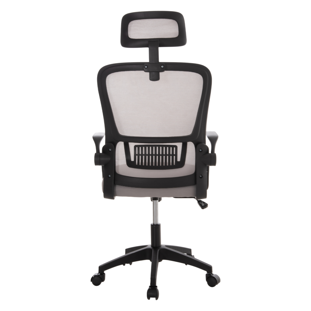OFFICE CHAIR BLAZER HM1205.05 GREY MESH FABRIC--BLACK FRAME 60x58x110-130Hcm. [6]