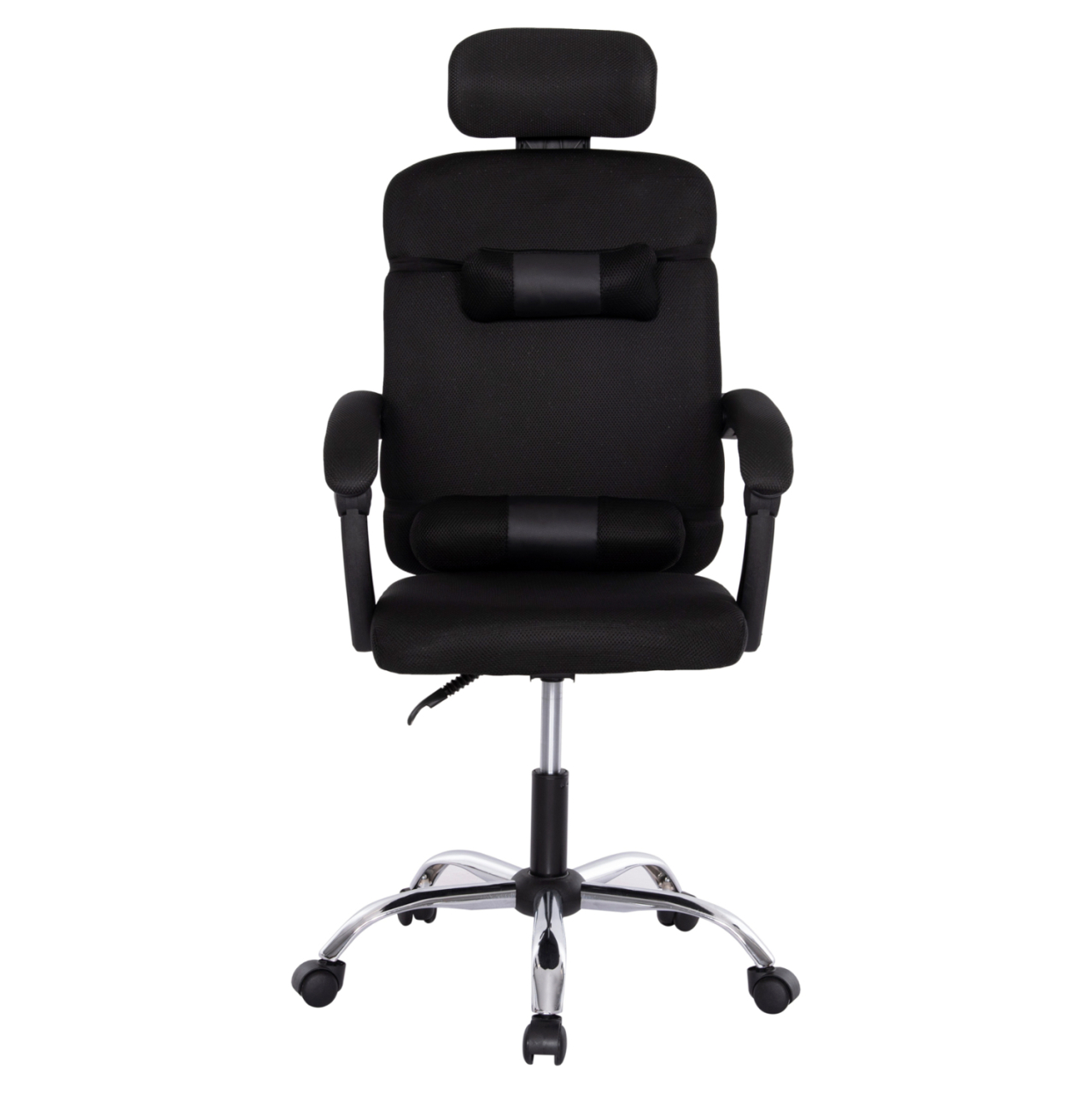 OFFICE CHAIR CRONER HM1196.01 BLACK MESH-BLACK METAL BASE 58x99x120Hcm. [3]