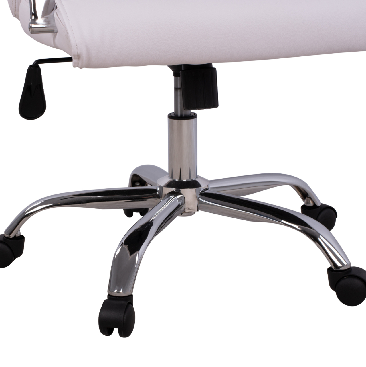 Office Chair Director's White with chromed base Jacob HM1044.12 57x75,5x100 cm [9]