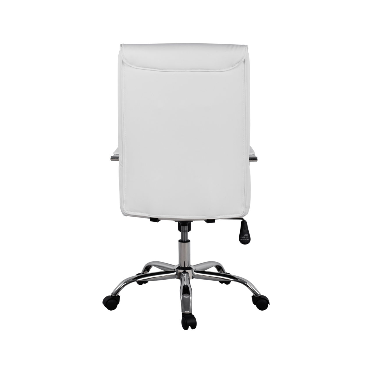 Office Chair Director's White with chromed base Jacob HM1044.12 57x75,5x100 cm [6]