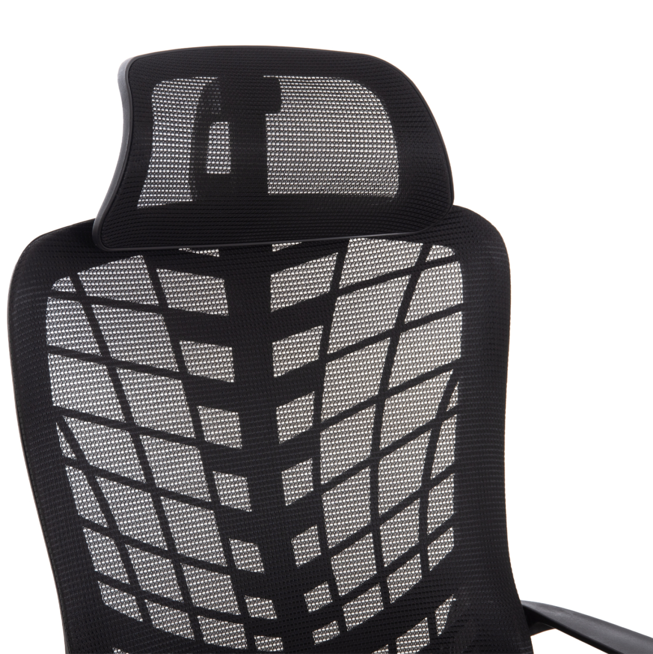 OFFICE CHAIR ELVAR HM1219.01 BLACK MESH--POLYPROPYLENE BASE 63x56x125Hcm. [7]