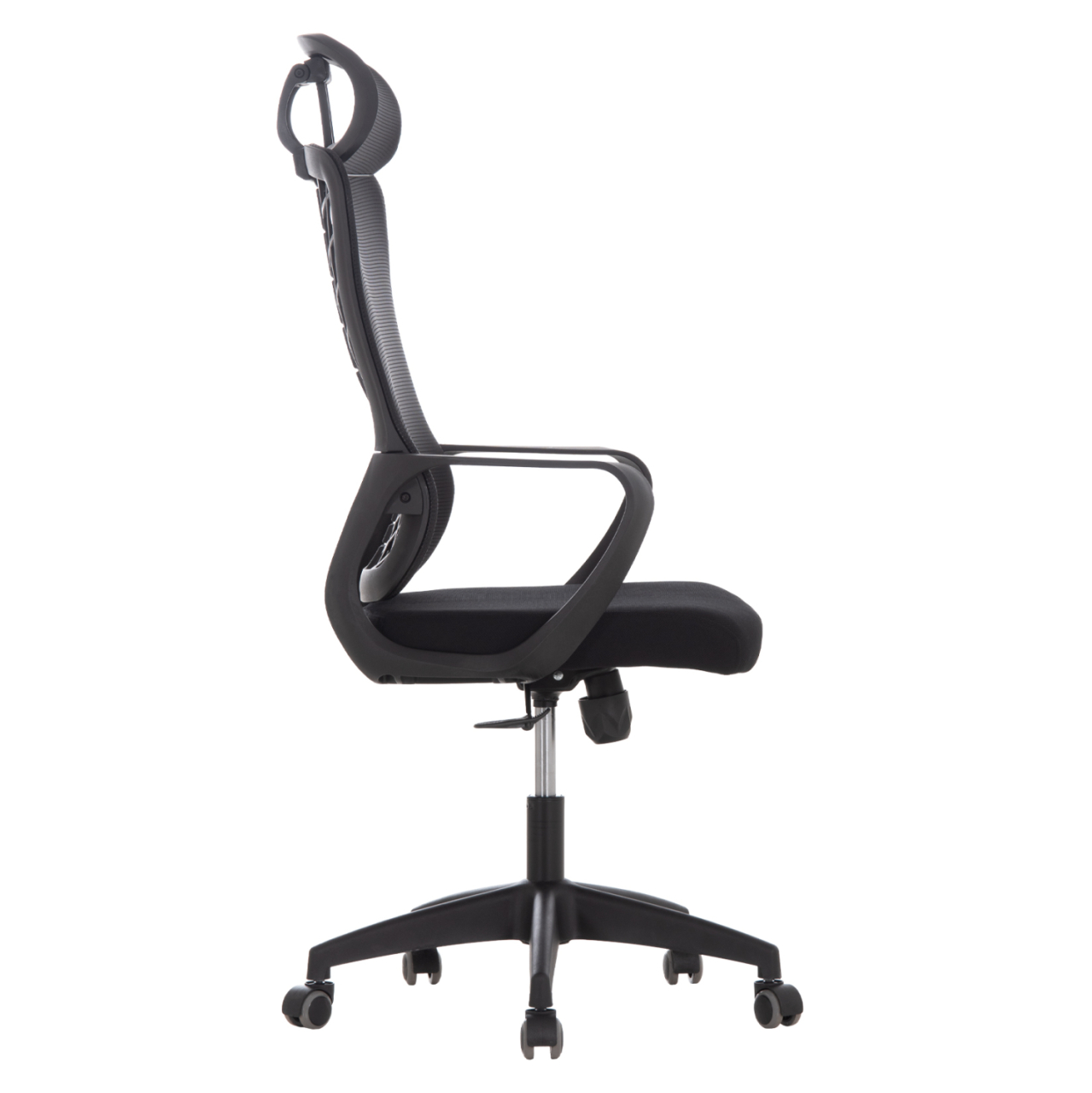OFFICE CHAIR ELVAR HM1219.01 BLACK MESH--POLYPROPYLENE BASE 63x56x125Hcm. [4]