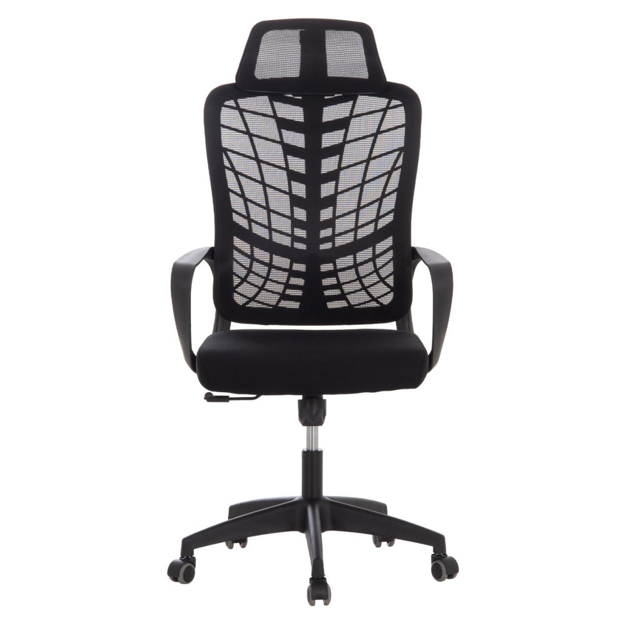 OFFICE CHAIR ELVAR HM1219.01 BLACK MESH--POLYPROPYLENE BASE 63x56x125Hcm. [3]