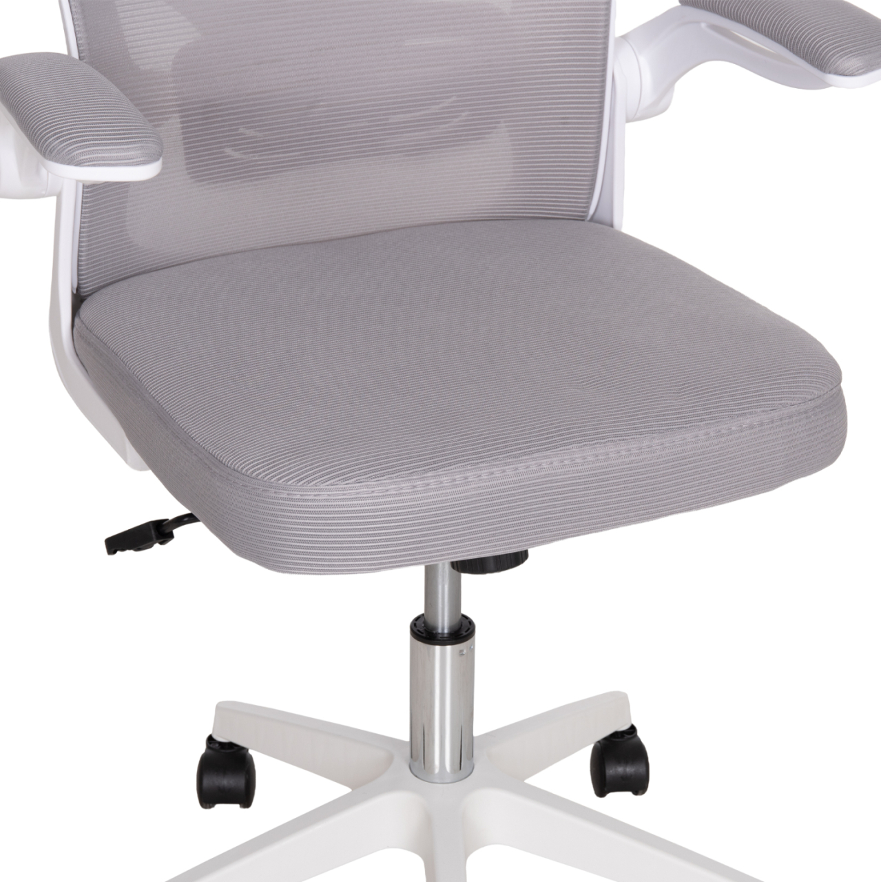 OFFICE CHAIR FLOATER HM1230.02 WHITE PP--LIGHT GREY MESH 62x62x115-125Hcm. [8]