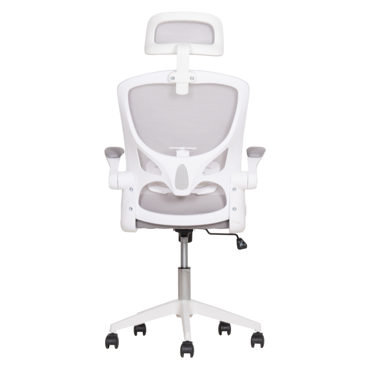 OFFICE CHAIR FLOATER HM1230.02 WHITE PP--LIGHT GREY MESH 62x62x115-125Hcm. [6]