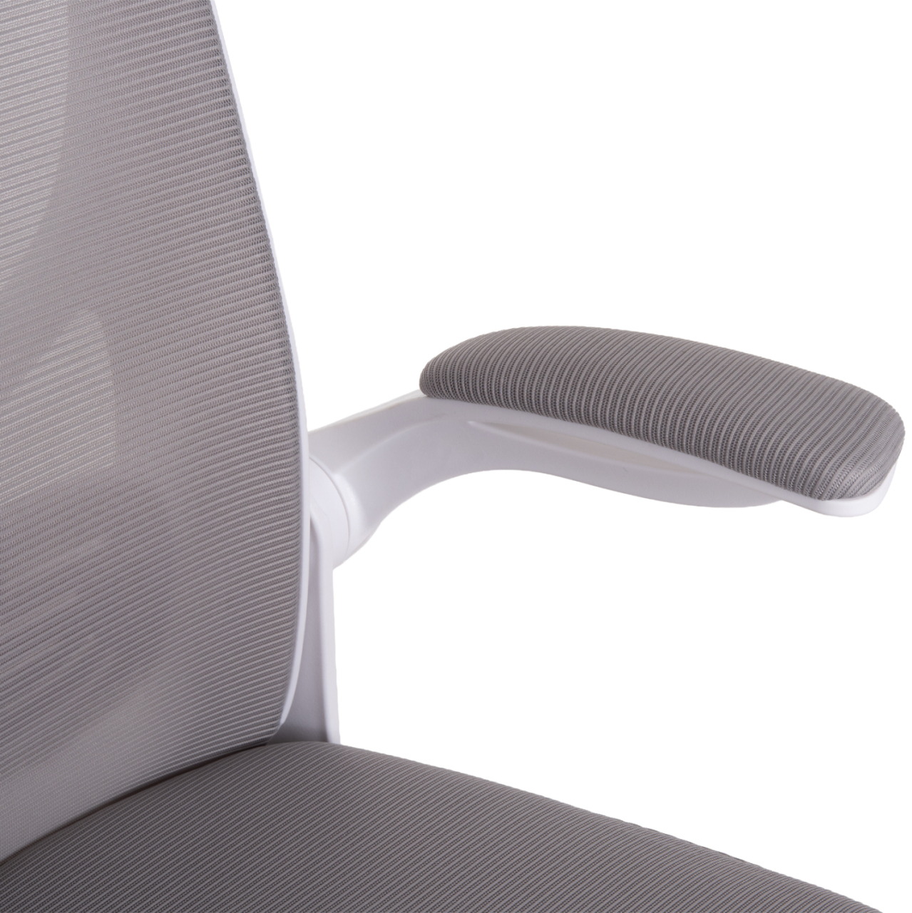 OFFICE CHAIR FLOATER HM1230.02 WHITE PP--LIGHT GREY MESH 62x62x115-125Hcm. [10]