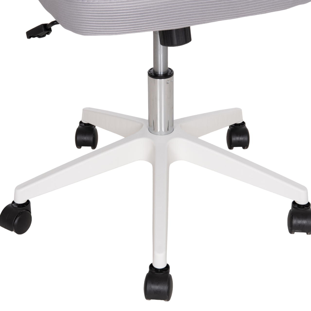 OFFICE CHAIR FLOATER HM1230.02 WHITE PP--LIGHT GREY MESH 62x62x115-125Hcm. [9]