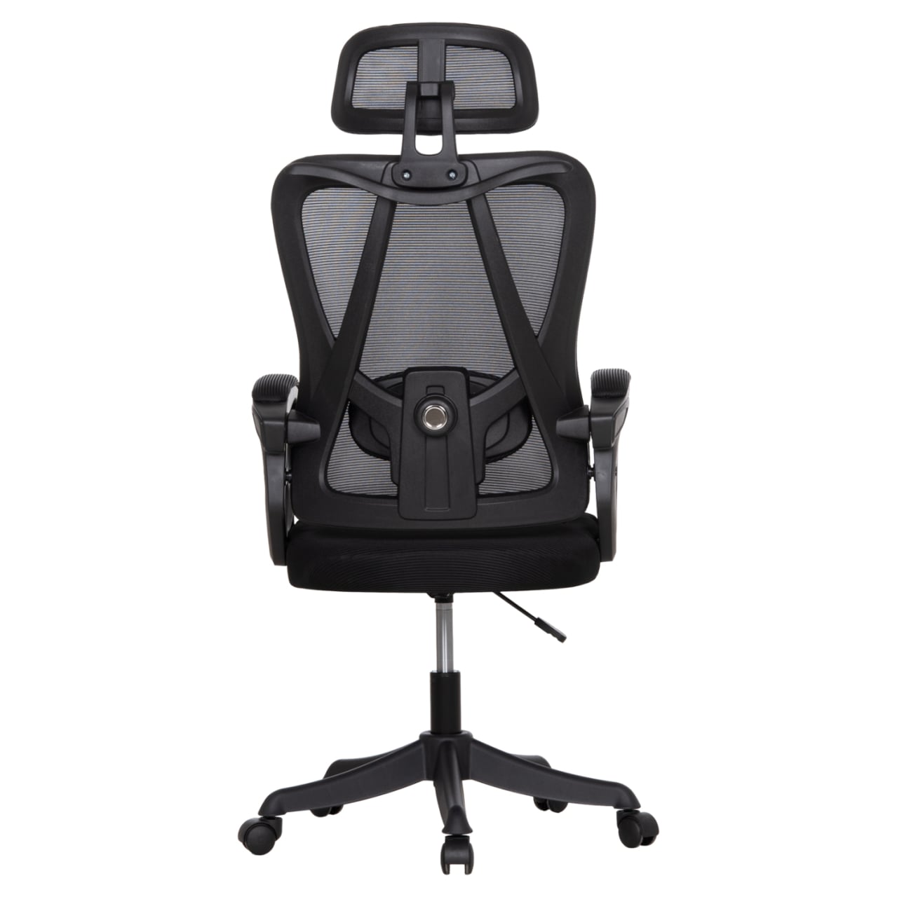 OFFICE CHAIR FRANTIC HM1224.01 BLACK MESH and POLYPROPYLENE 60x66x130Hcm. [6]