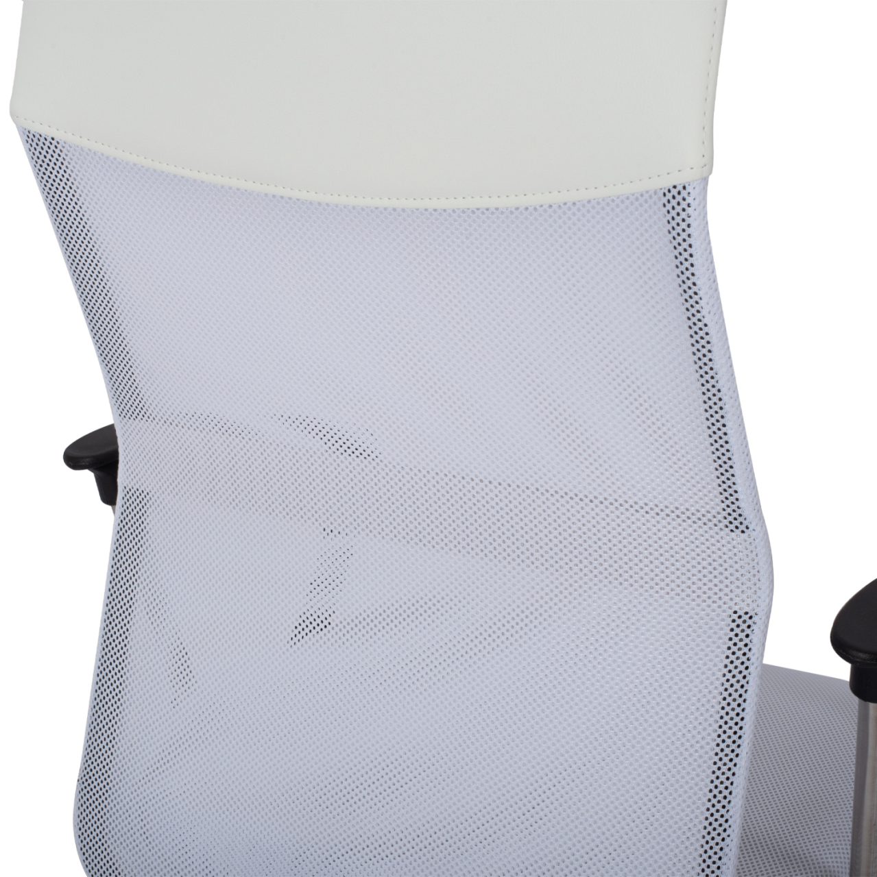 Office chair HM1000.04 White Mesh chromed leg 61x58x118 [10]