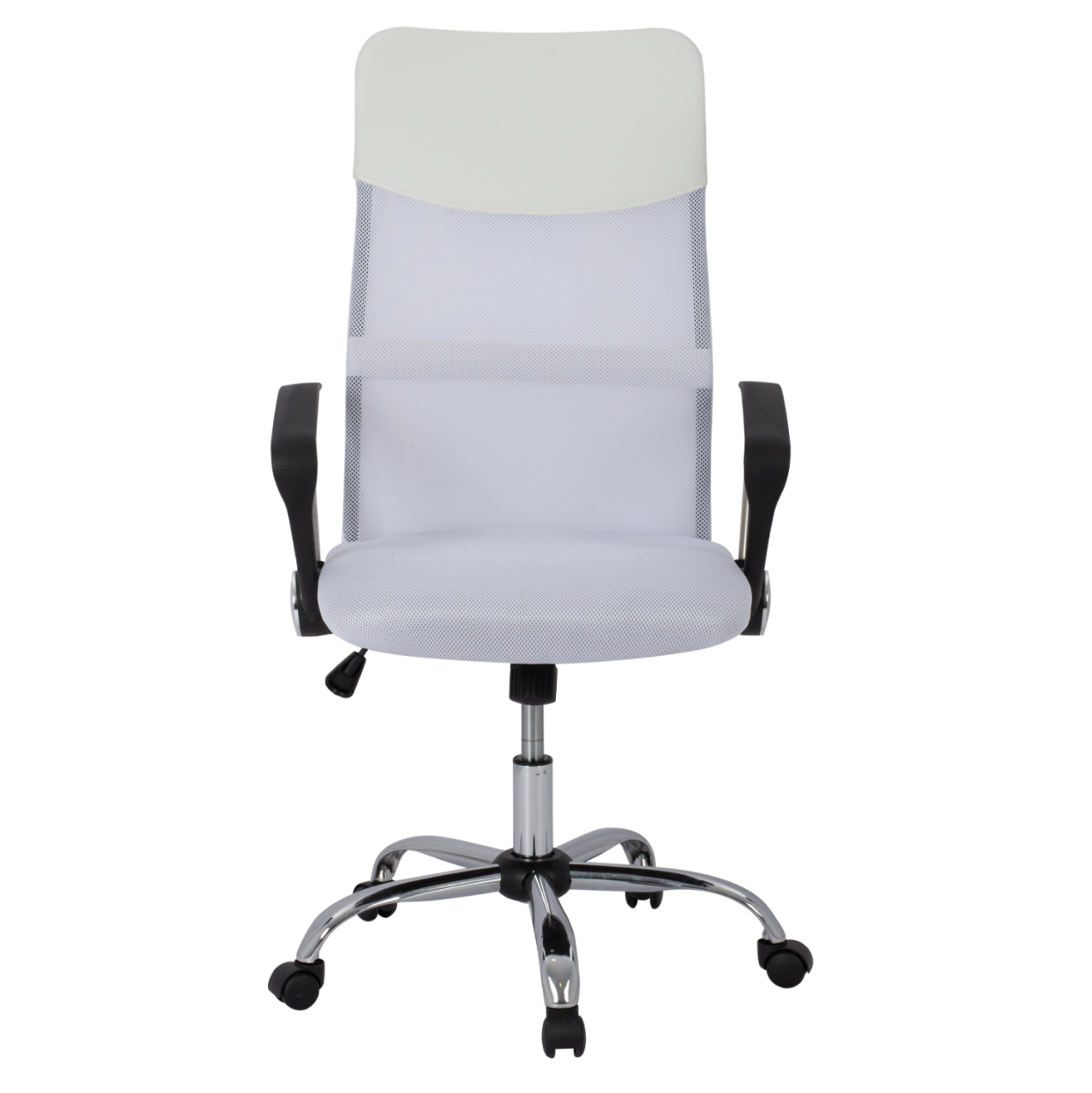 Office chair HM1000.04 White Mesh chromed leg 61x58x118 [3]