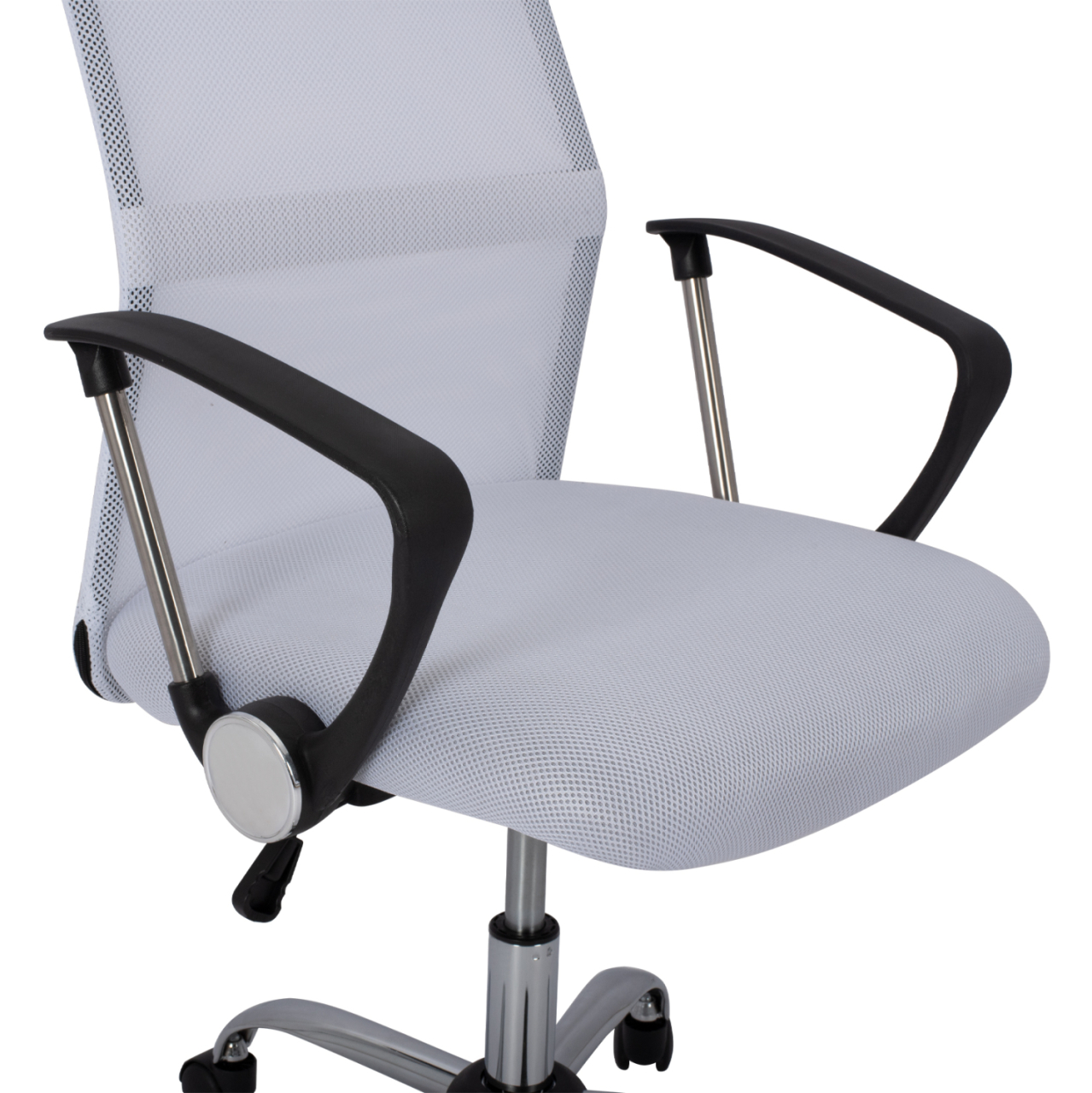 Office chair HM1000.04 White Mesh chromed leg 61x58x118 [8]