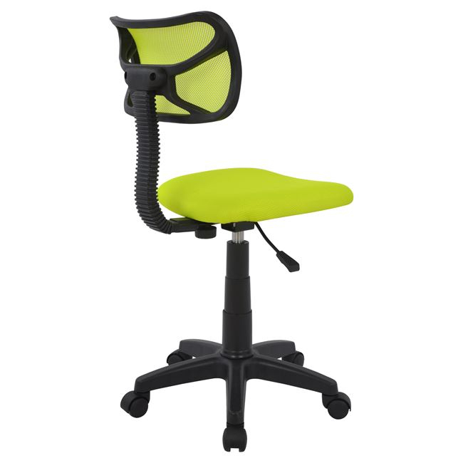 Office chair HM1026.03 light green and meshfabric 40,5x50,5x91,5 cm. [5]