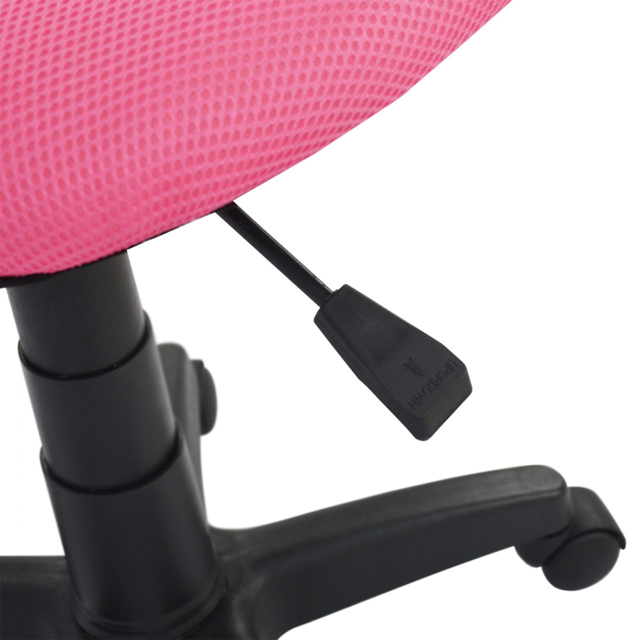 Office chair HM1026.05 pink with mesh fabric 40,5x50,5x91,5 cm. [10]