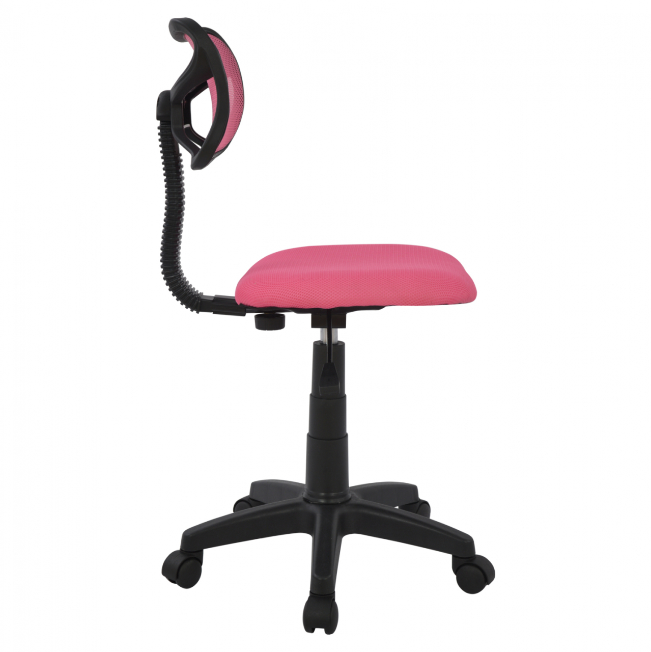 Office chair HM1026.05 pink with mesh fabric 40,5x50,5x91,5 cm. [4]