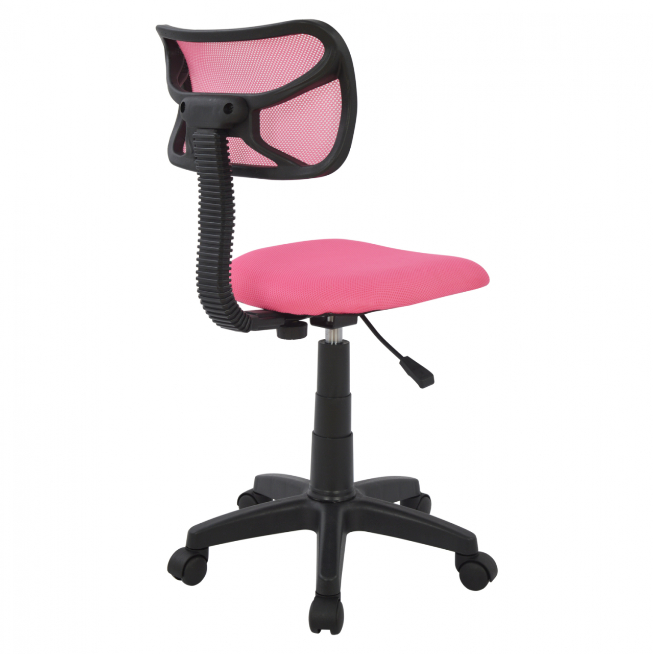 Office chair HM1026.05 pink with mesh fabric 40,5x50,5x91,5 cm. [5]