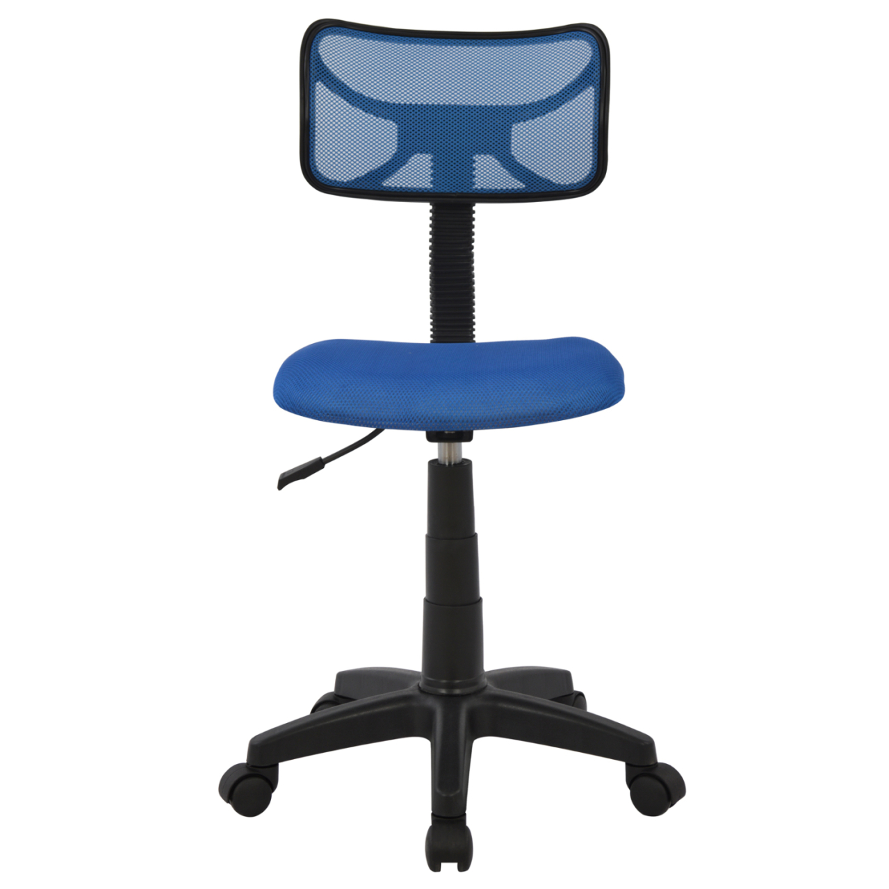 Office chair HM1026.06 blue with mesh fabric 40,5x50,5x91,5 cm. [3]