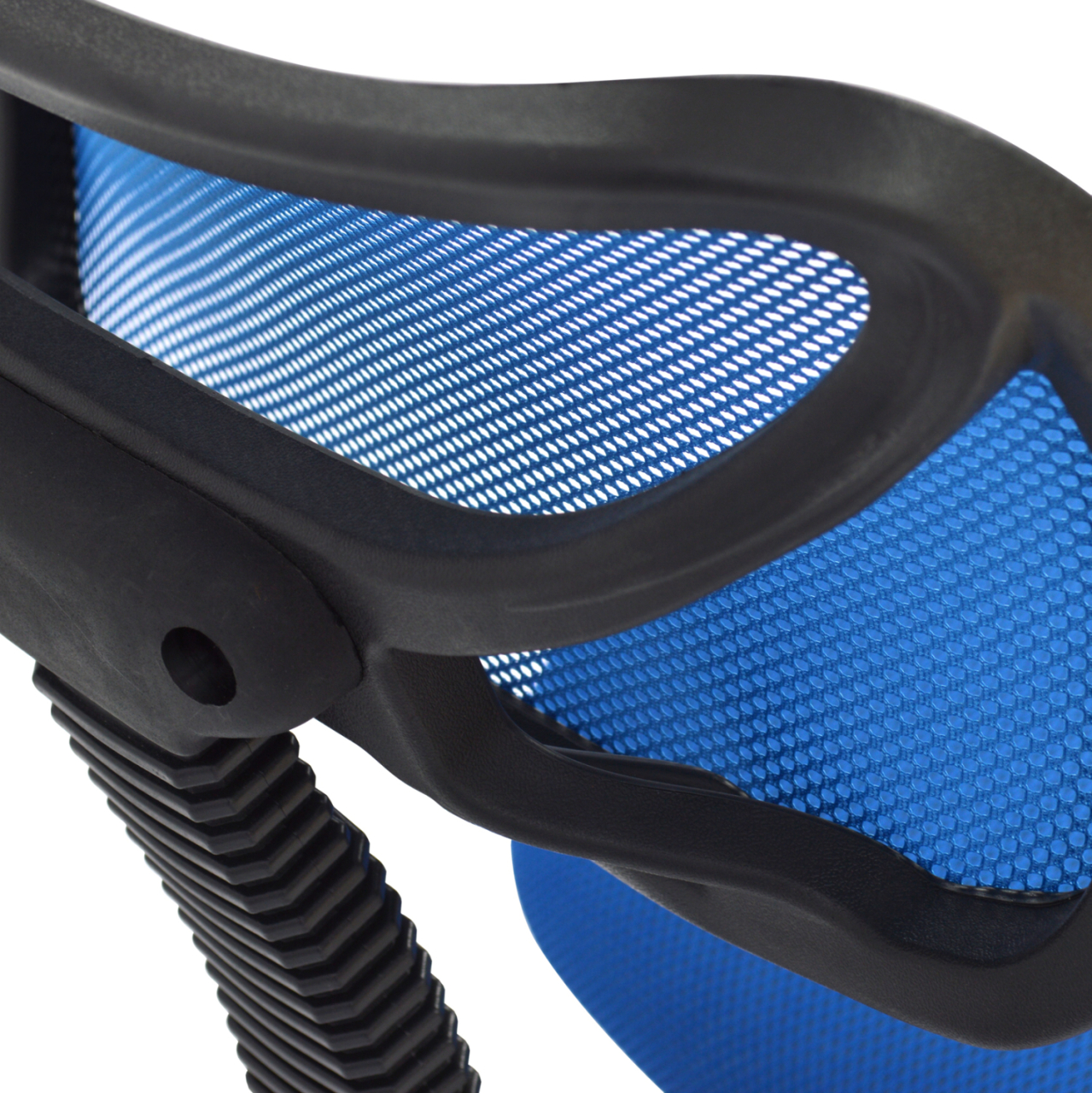 Office chair HM1026.06 blue with mesh fabric 40,5x50,5x91,5 cm. [9]