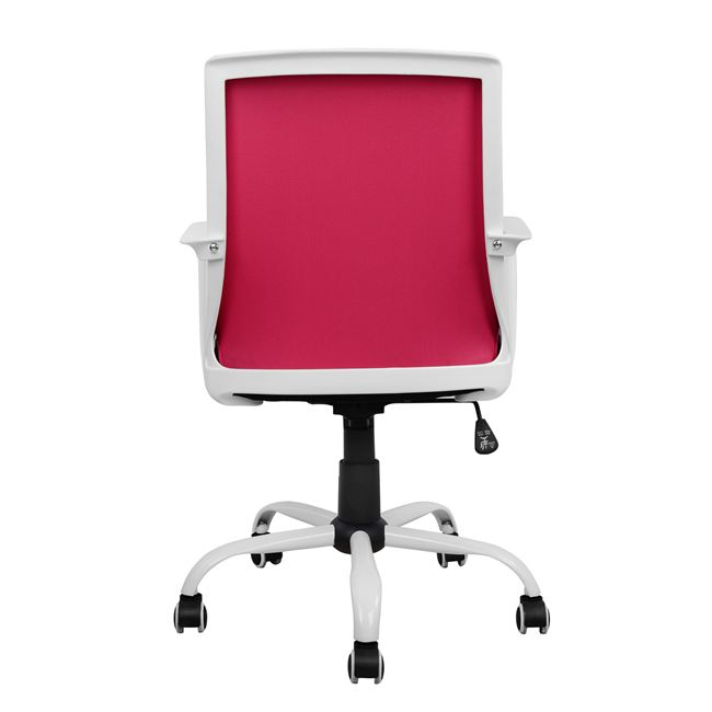 Office chair HM1053.05 Pink with mesh and metal base 58x59x103 cm [6]