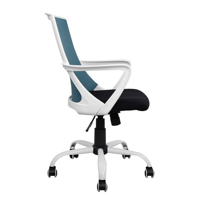 Office chair HM1053.06 Blue with mesh and metal base 58x59x103 cm [4]