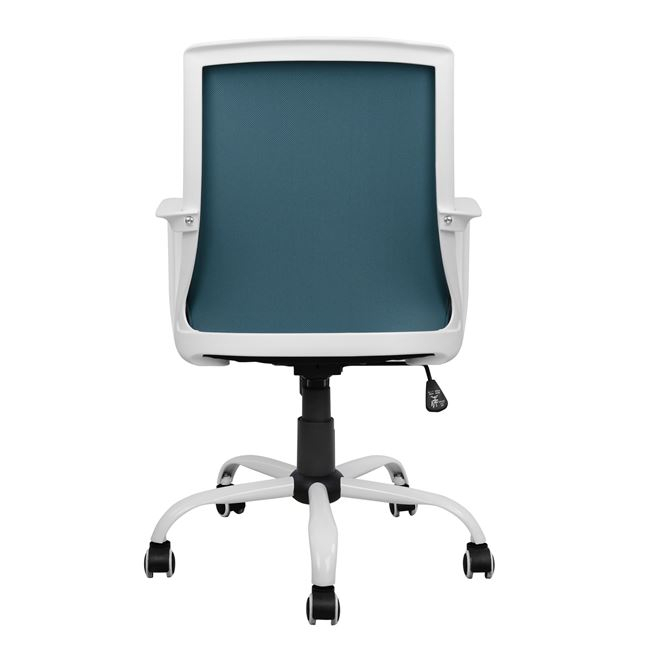 Office chair HM1053.06 Blue with mesh and metal base 58x59x103 cm [6]