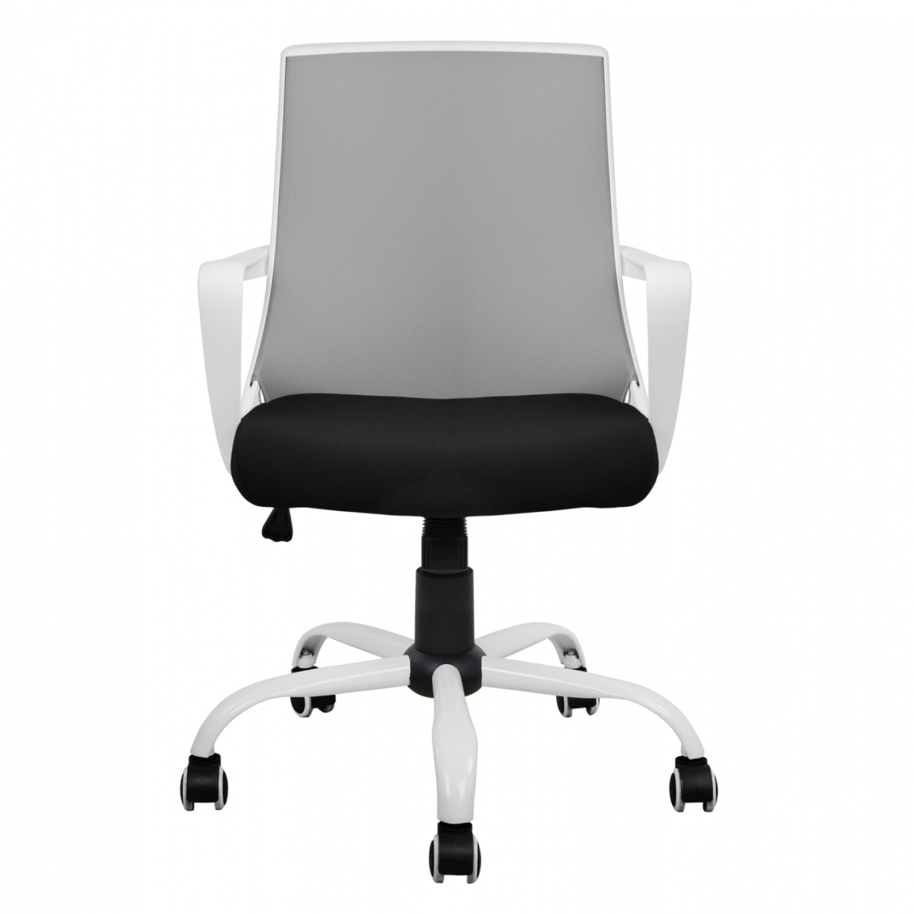 Office chair HM1053.21 Grey with mesh and metal base 58x59x103 cm [3]