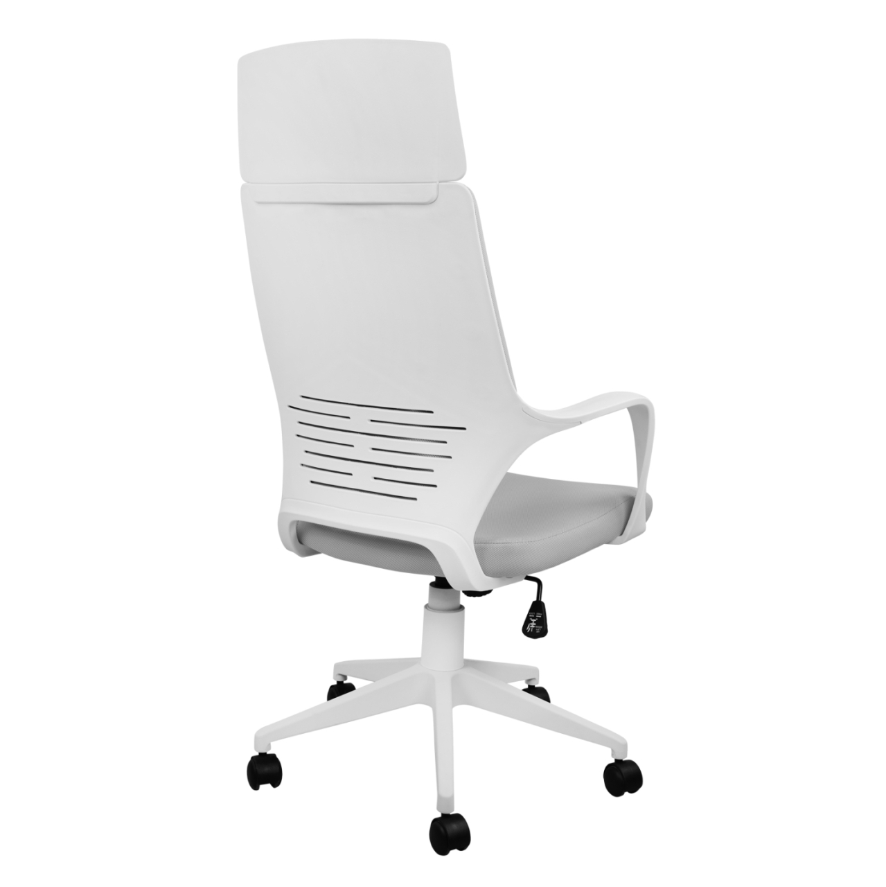 Office chair HM1054.21 Grey and White frame 64x61x126 cm [5]