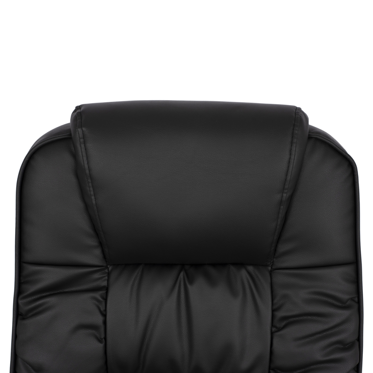 Office chair HM1112 with black PU and chromed base 63x67x113 cm. [6]