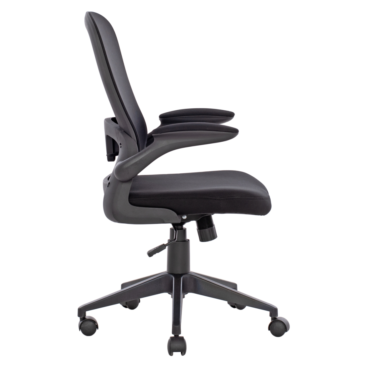 Office Chair HM1178.01, black mesh fabric, black frame, 60x56x105 [4]
