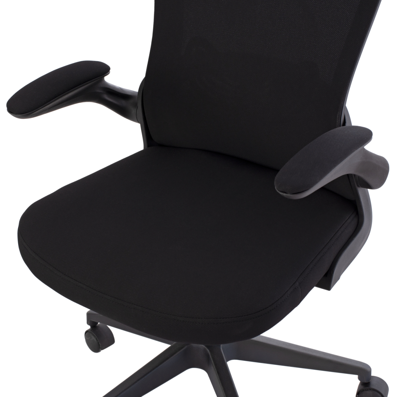 Office Chair HM1178.01, black mesh fabric, black frame, 60x56x105 [9]