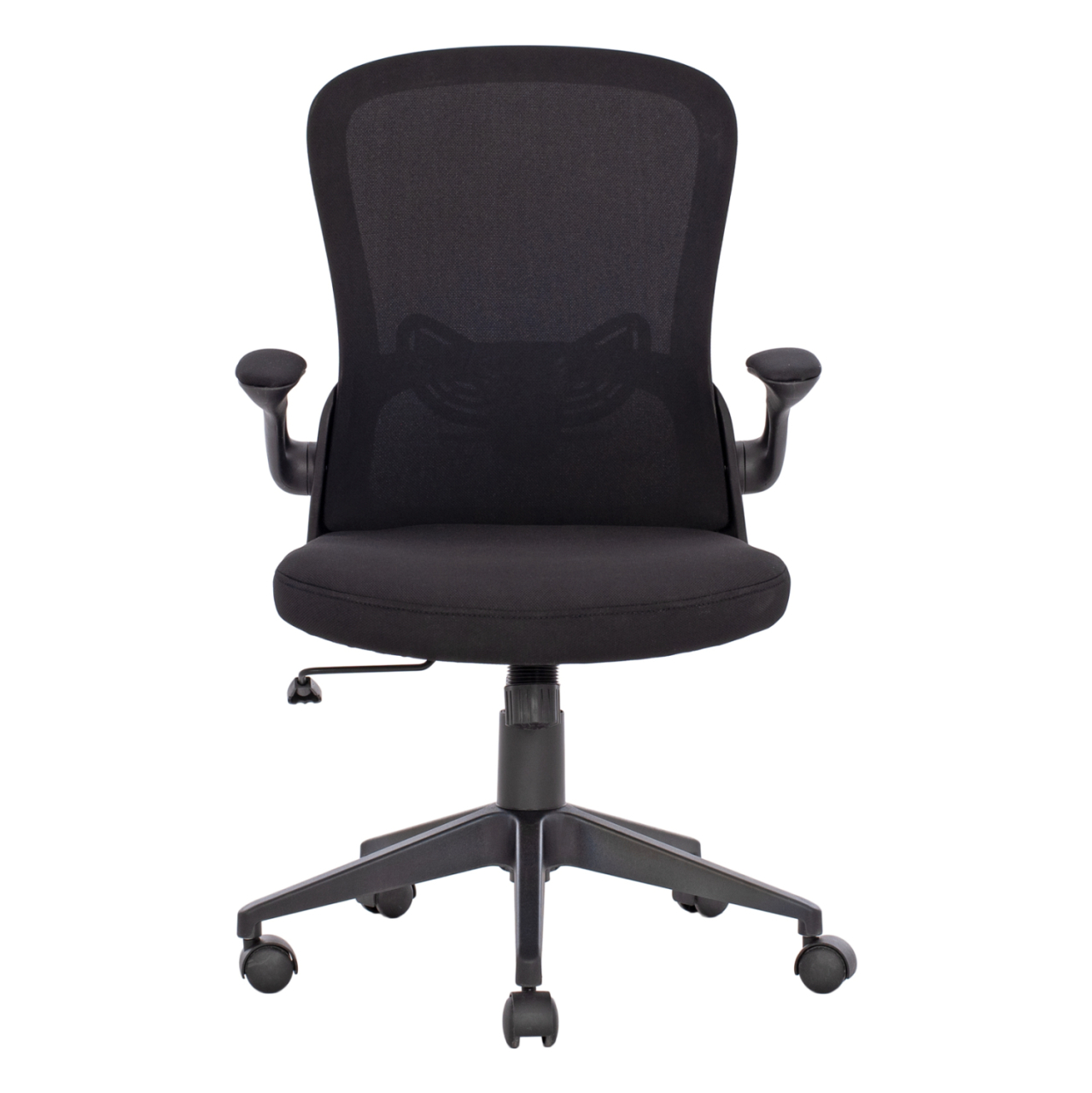 Office Chair HM1178.01, black mesh fabric, black frame, 60x56x105 [3]