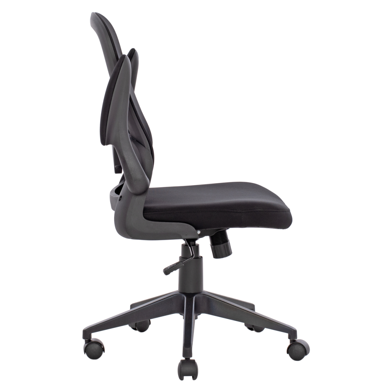 Office Chair HM1178.01, black mesh fabric, black frame, 60x56x105 [5]