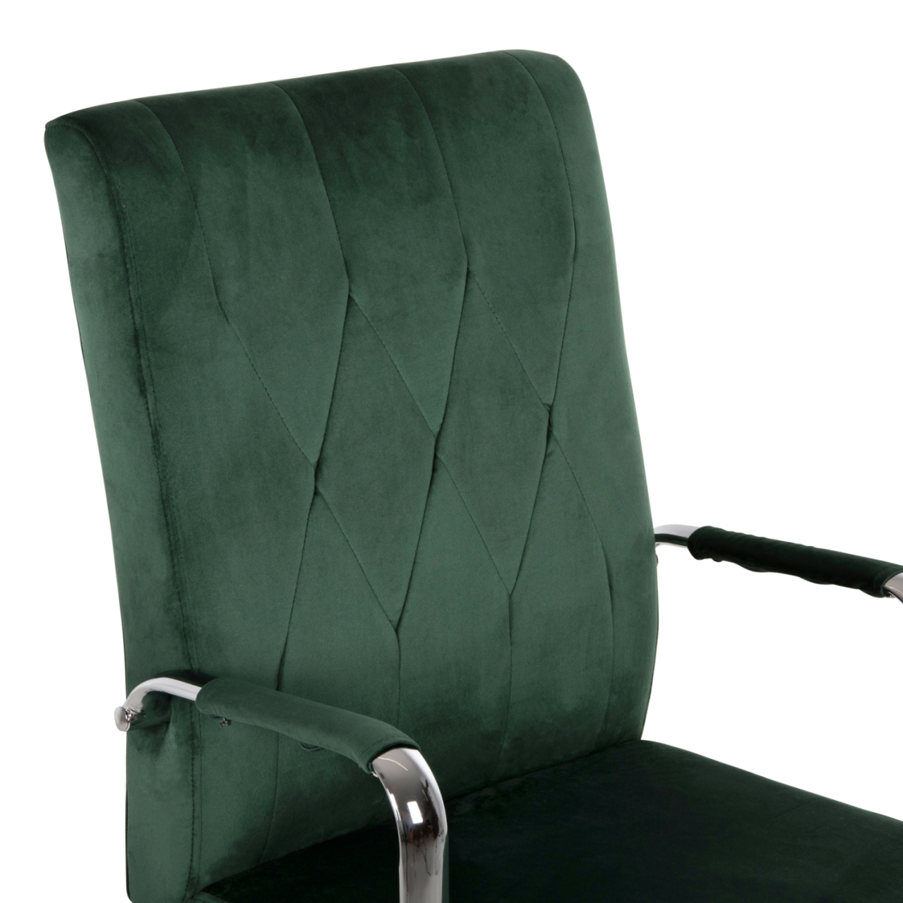 OFFICE CHAIR JOSEF HM1181.03 CYPRESS GREEN VELVET-INOX BASE 58x61x105-113Hcm. [7]