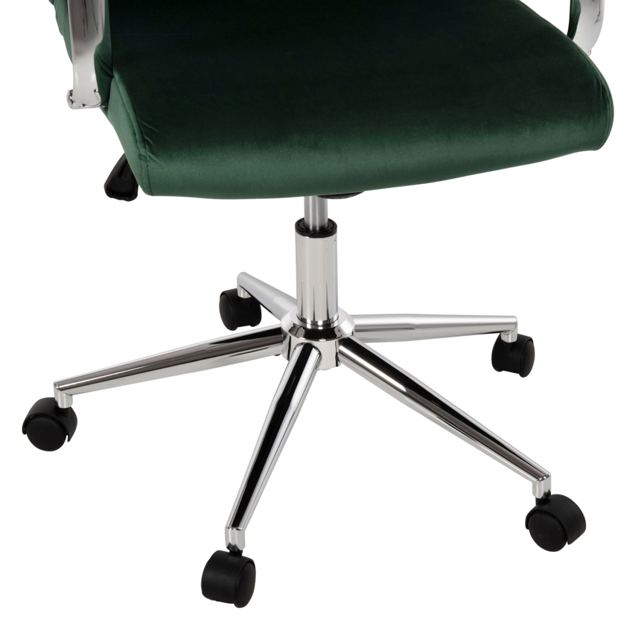 OFFICE CHAIR JOSEF HM1181.03 CYPRESS GREEN VELVET-INOX BASE 58x61x105-113Hcm. [9]