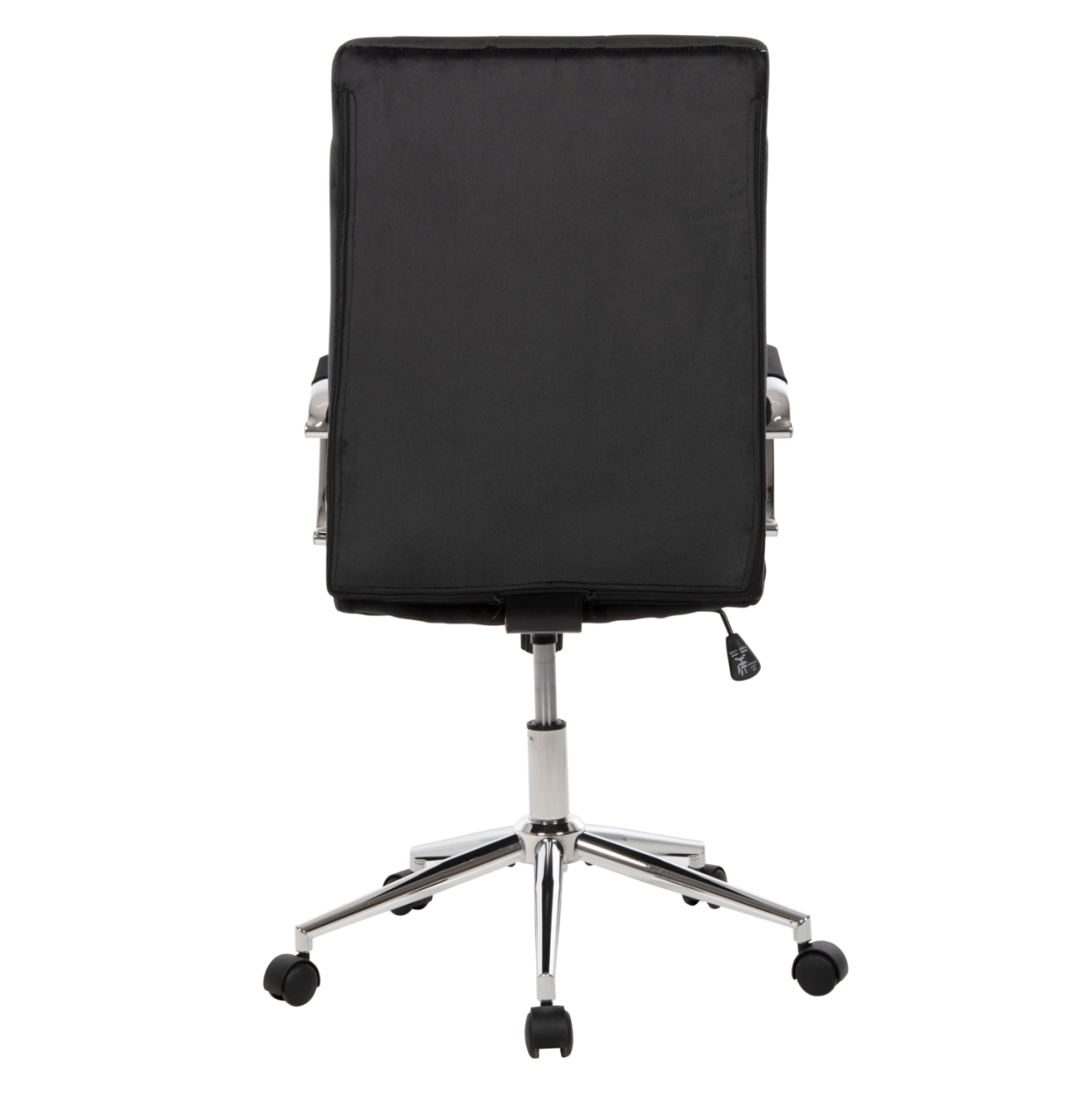 OFFICE CHAIR JOSEF HM1181.04 BLACK VELVET-INOX BASE 58x61x105-113Hcm. [6]