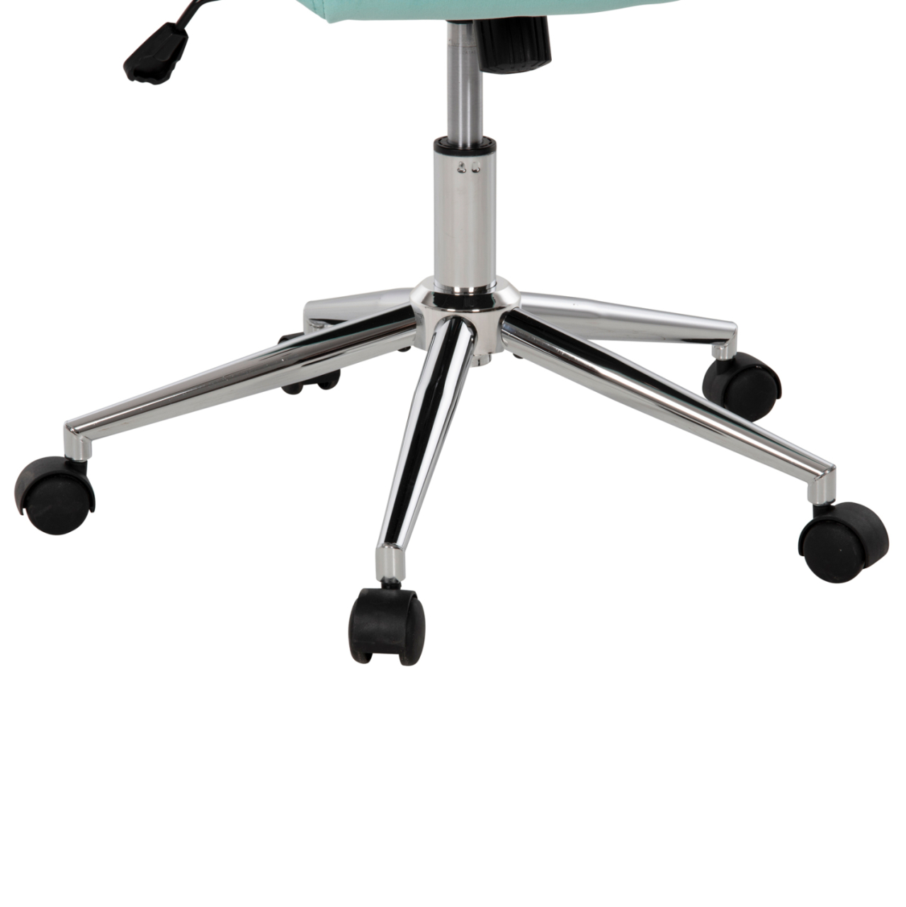 OFFICE CHAIR JOSEF HM1181.08 MINT VELVET-INOX BASE 58x61x105-113Hcm. [9]