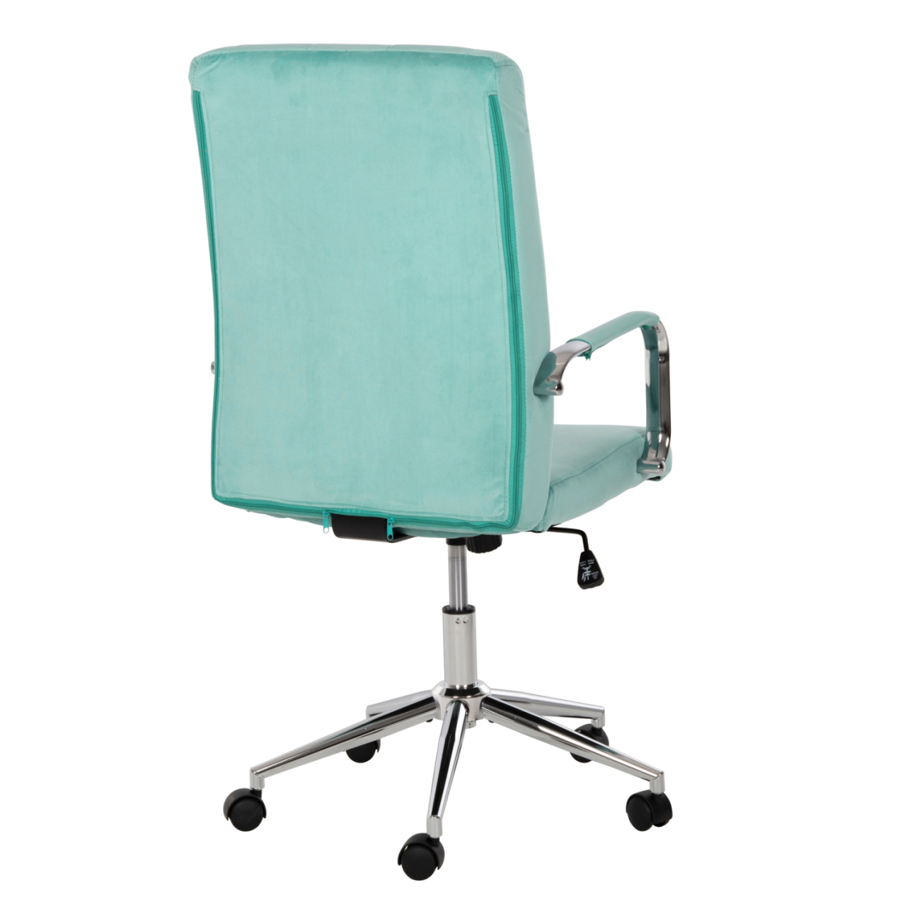 OFFICE CHAIR JOSEF HM1181.08 MINT VELVET-INOX BASE 58x61x105-113Hcm. [5]