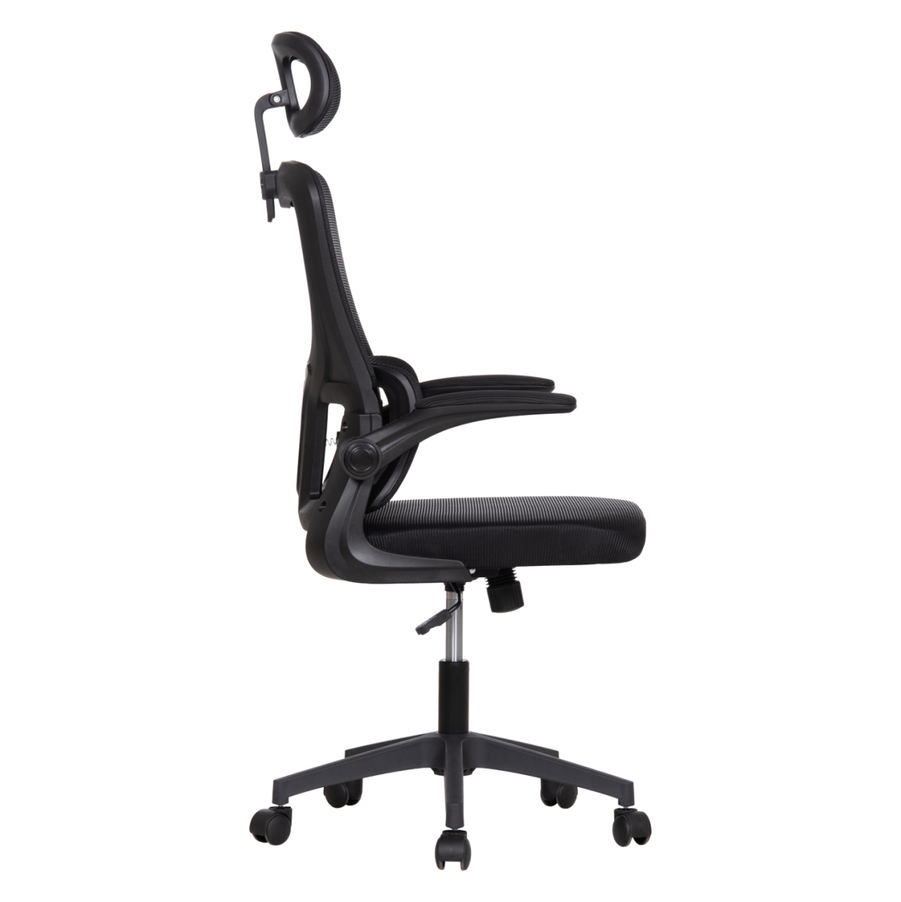OFFICE CHAIR KESI HM1222.01 BLACK MESH FABRIC and PP 61x62x125Hcm. [4]