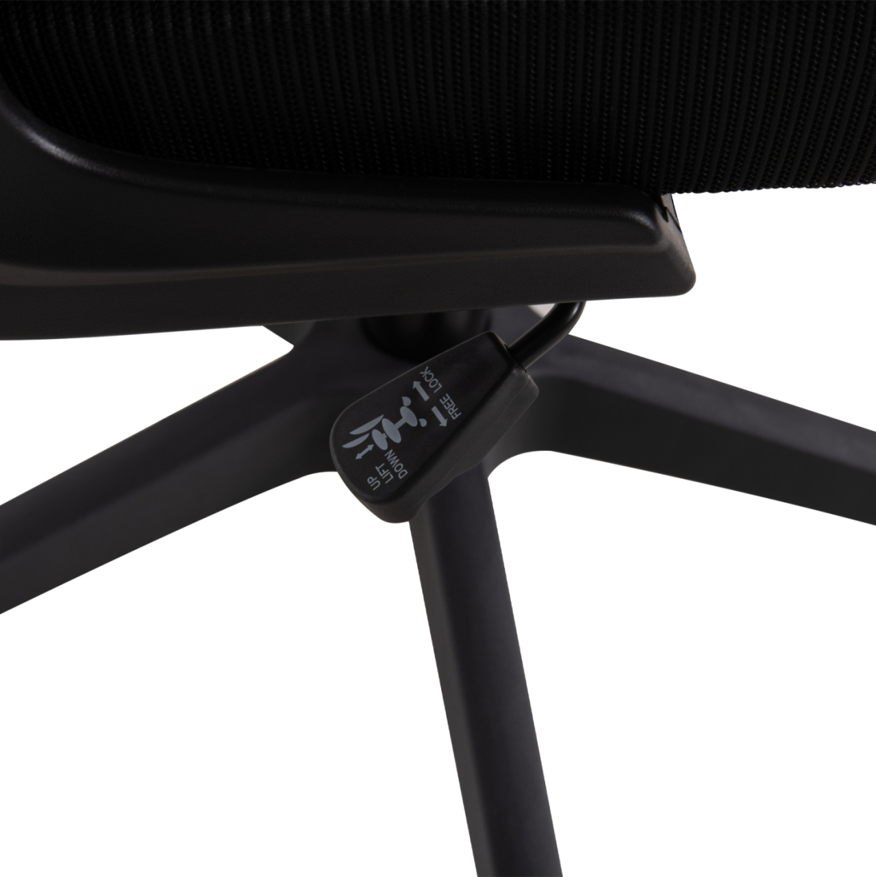 OFFICE CHAIR KESI HM1222.01 BLACK MESH FABRIC and PP 61x62x125Hcm. [10]