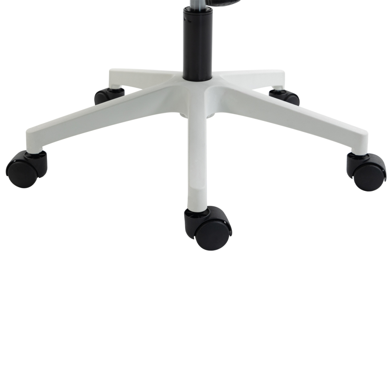OFFICE CHAIR KESI HM1222.02 LIGHT GREY MESH FABRIC--WHITE PP 52x50x122Hcm. [10]
