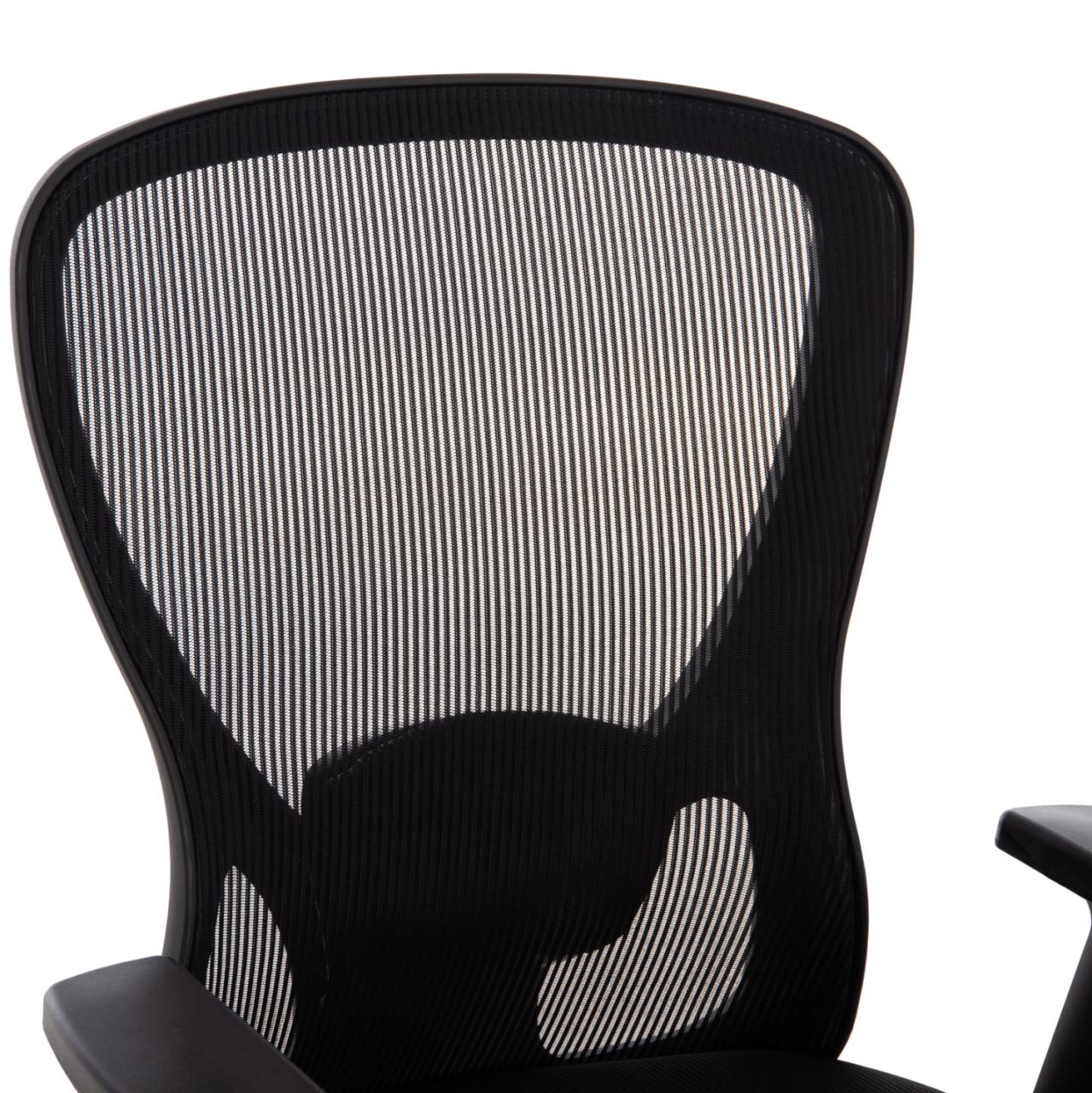 OFFICE CHAIR KRAM HM1208.01 BLACK FRAME--BLACK MESH FABRIC 64x64x100-108Hcm. [7]