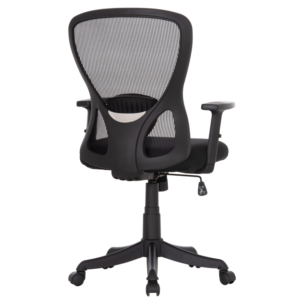 OFFICE CHAIR KRAM HM1208.01 BLACK FRAME--BLACK MESH FABRIC 64x64x100-108Hcm. [5]