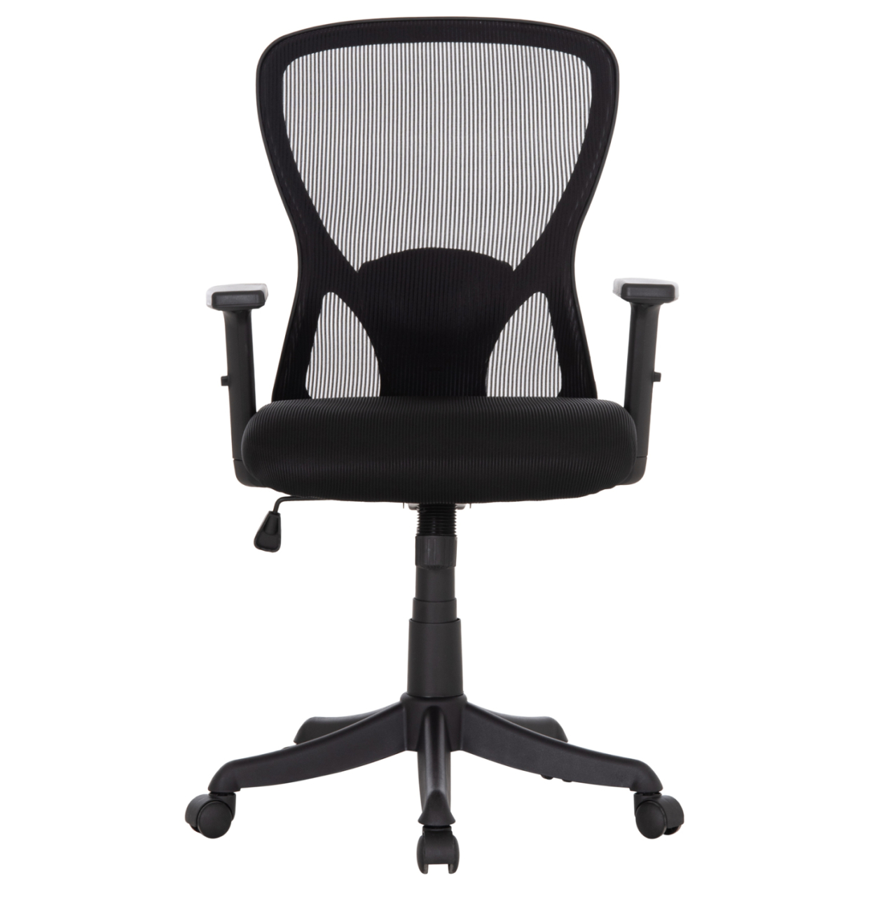 OFFICE CHAIR KRAM HM1208.01 BLACK FRAME--BLACK MESH FABRIC 64x64x100-108Hcm. [3]