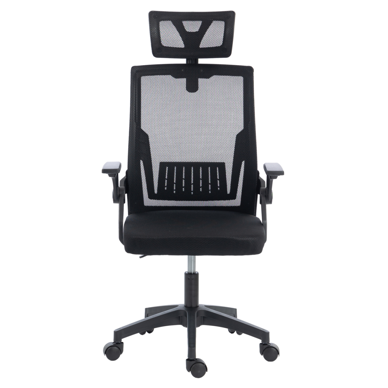 OFFICE CHAIR MATRON HM1226.01 BLACK PP and MESH FABRIC 47x47x128Hcm. [3]