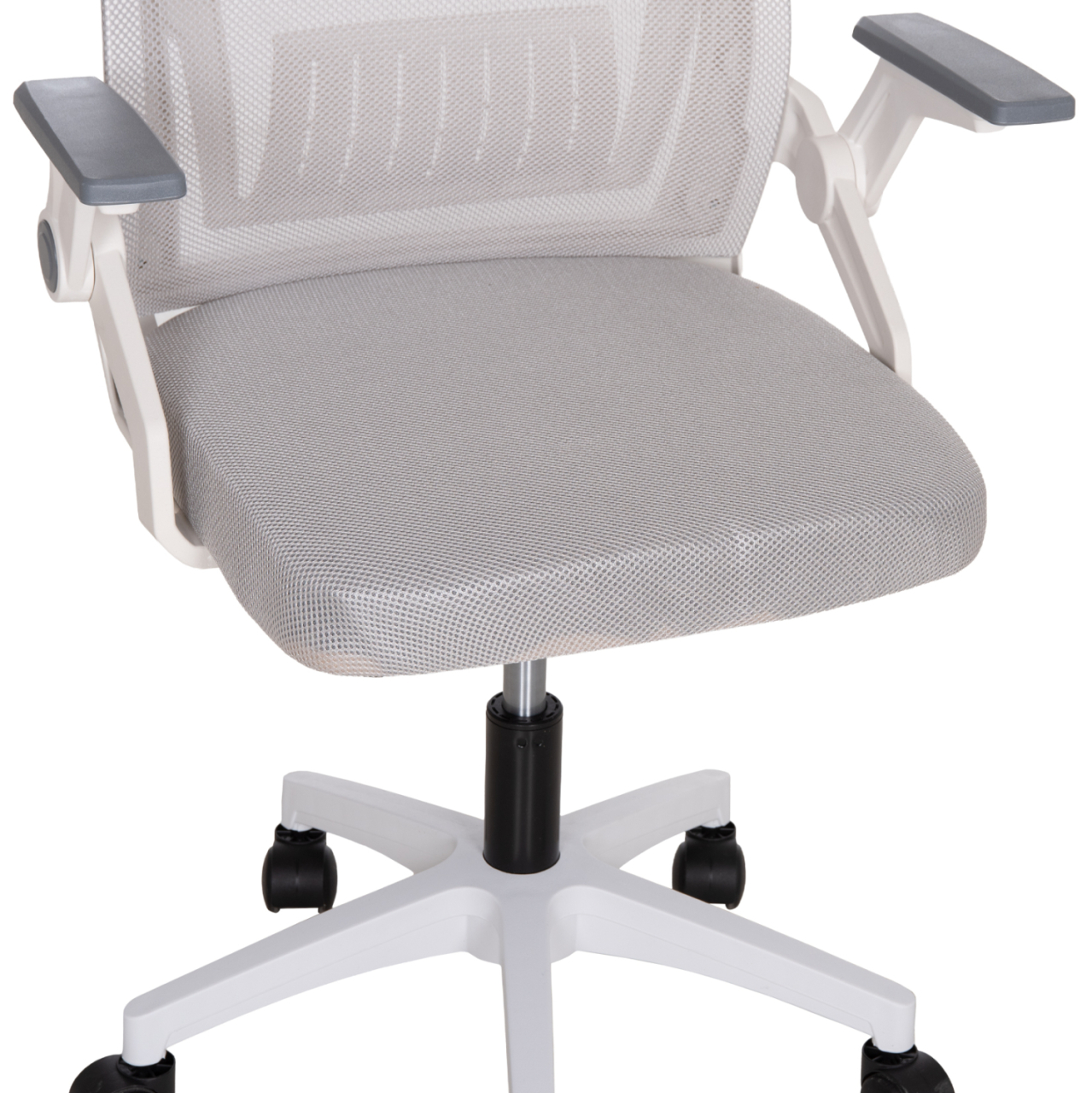 OFFICE CHAIR MATRON HM1226.02 WHITE PP--LIGHT GREY MESH FABRIC 59x55x115Hcm. [8]